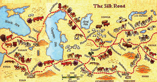 Image result for Silk Road and Georgia